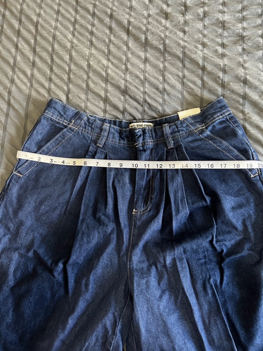 NWT We The Free Equinox Exaggerated Wide‎ Leg Trouser Denim Jeans - Picture 16 of 16